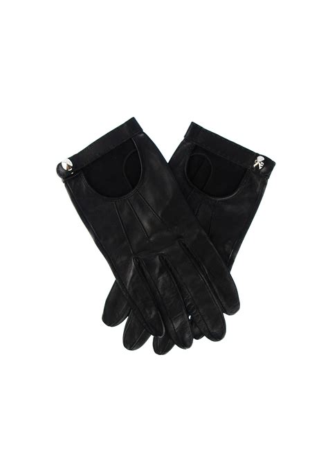 christian dior leather gloves